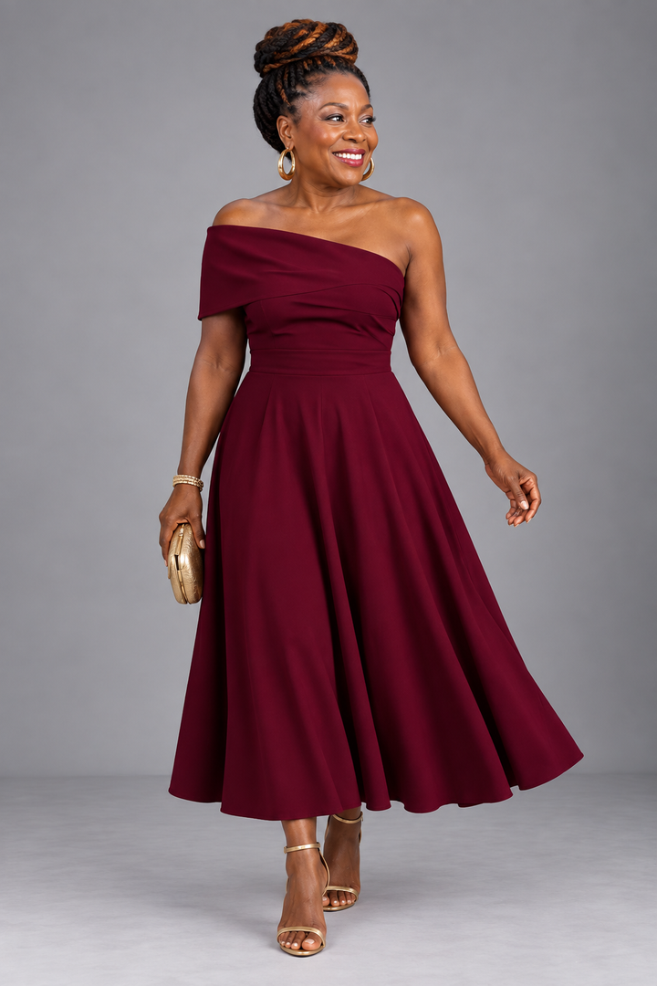 Oyinda | Graceful Sweeping Maxi Dress