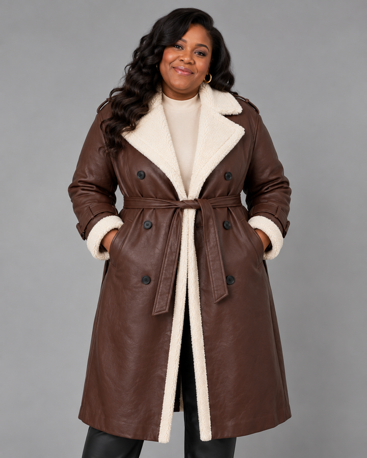 Yvette | Teddy-lined Trench Coat