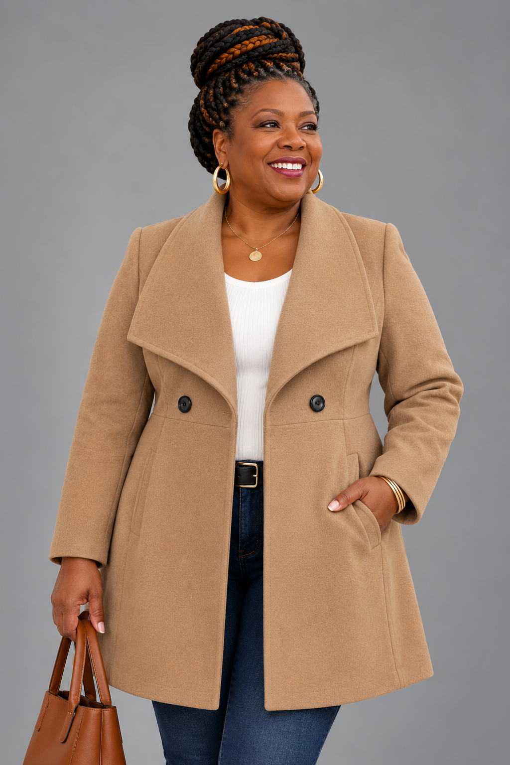 Louisa | Elegant Long Coat