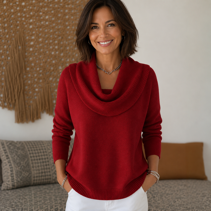 JULIETTE | COWL NECK SWEATER
