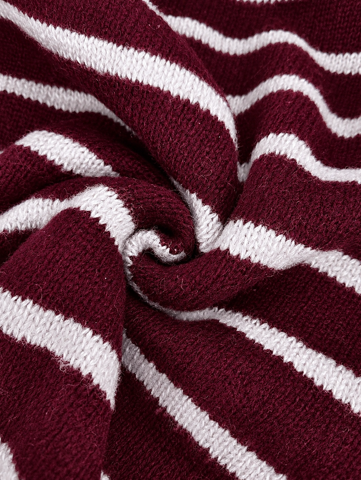 Mabel - Striped Knit Cardigan for Women
