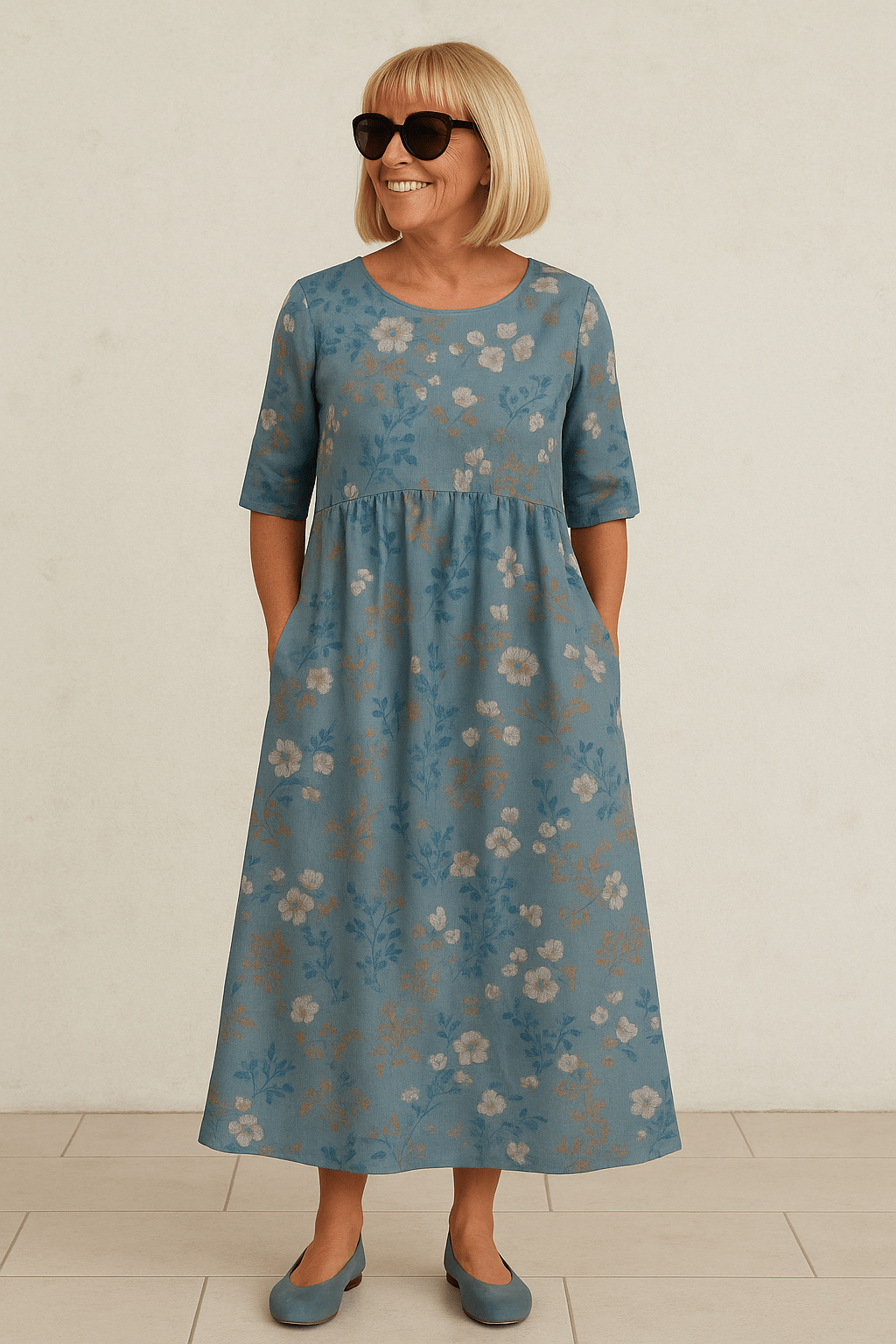 Eliza | Casual Midi Dress