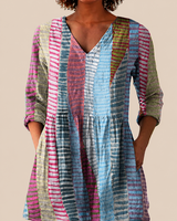 Noa | Long Blouse with Striking Pattern