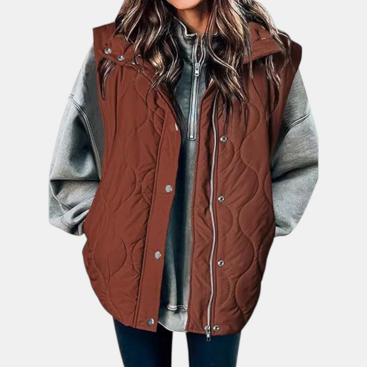 TERESA | QUILTED PUFFER VEST FOR WOMEN