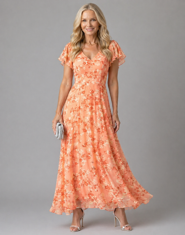 Ellis & Johnson™  | Glamorous Dress with Tummy Coverage