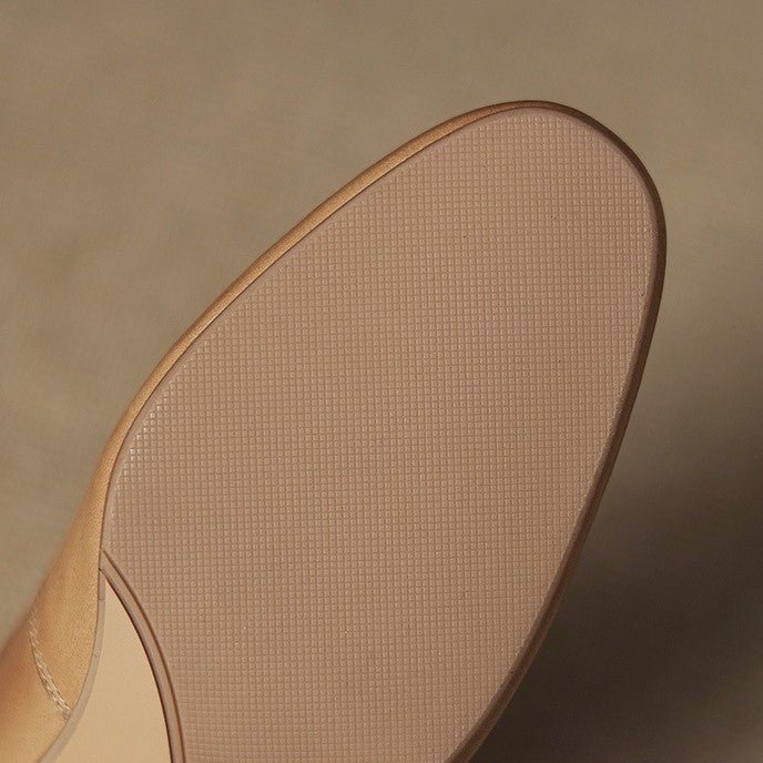 Corinne Leather Round-Toe Mary Jane