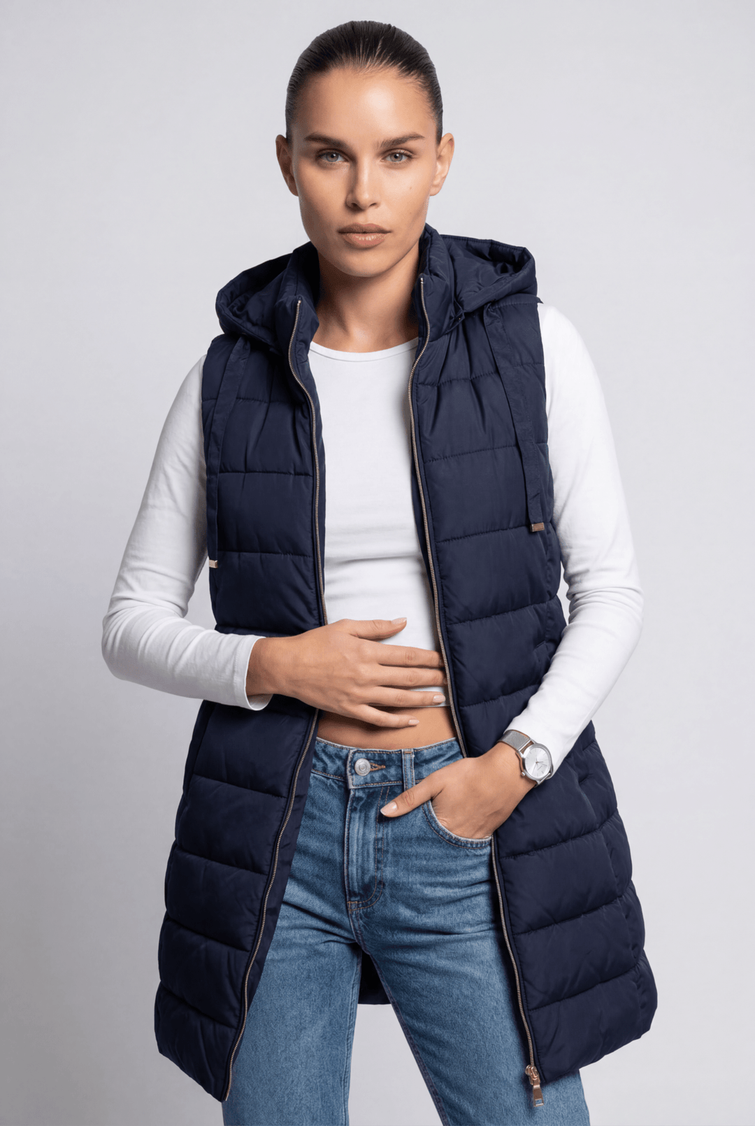 RAIN | Hood Long Puffer