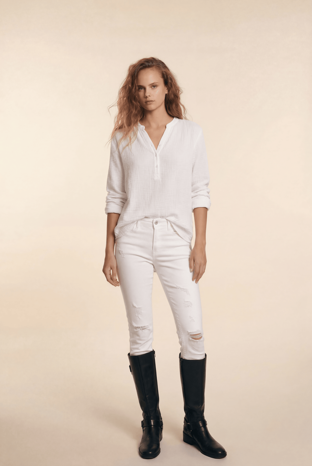 Ayla™ Casual V-Neck Blouse