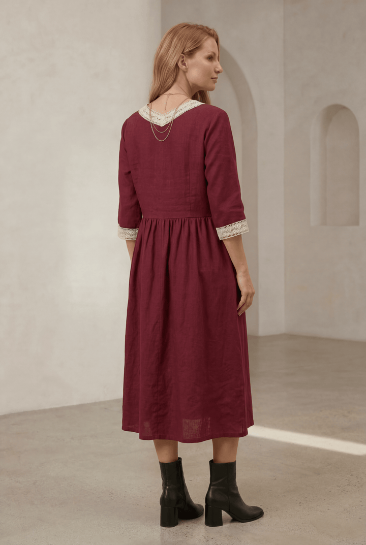 Elvira | Elegant Midi Dress