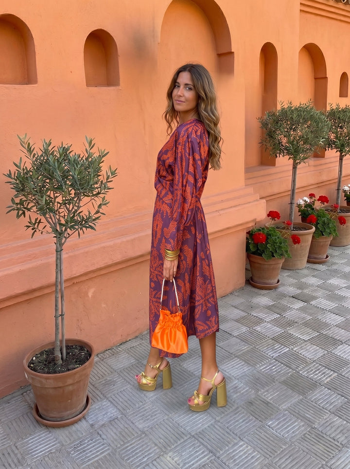 Silvia™ | Midi dress with print