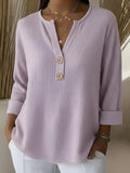 LUCINDA | HENLEY BUTTON TOP