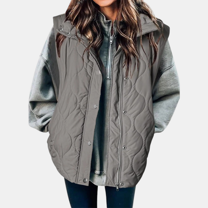 TERESA | QUILTED PUFFER VEST FOR WOMEN