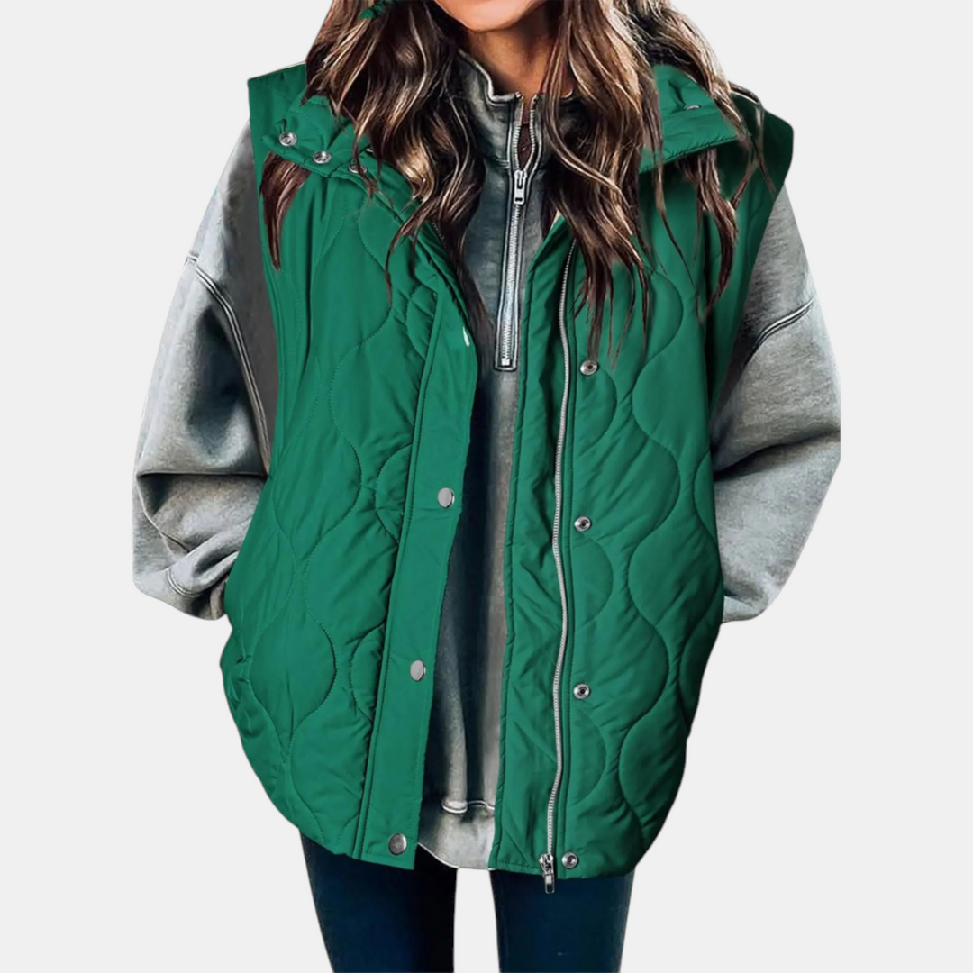 TERESA | QUILTED PUFFER VEST FOR WOMEN