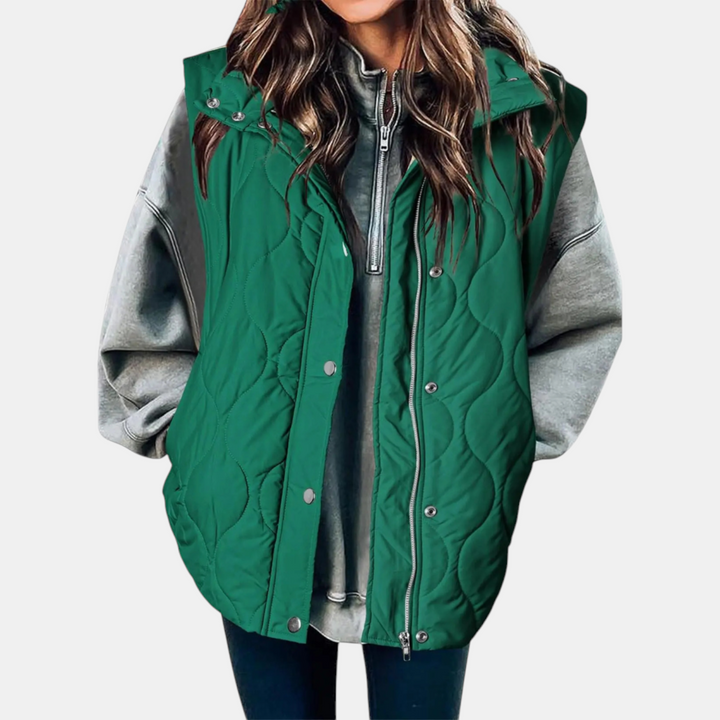 TERESA | QUILTED PUFFER VEST FOR WOMEN