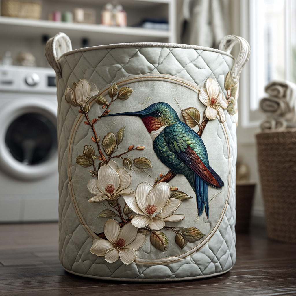 Aurora | Hummingbird Lace Laundry Basket