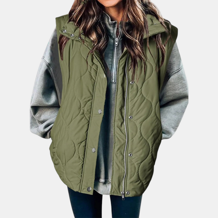 TERESA | QUILTED PUFFER VEST FOR WOMEN