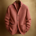 MARK | RIBBED WOOL CARDIGAN FOR MEN