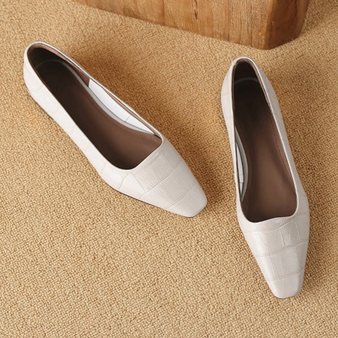 Celene Genuine Leather Heels