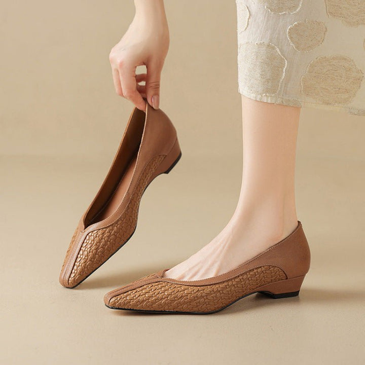 Morissa Genuine Leather Heels