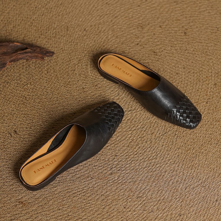 Viola Geniune Leather Mules
