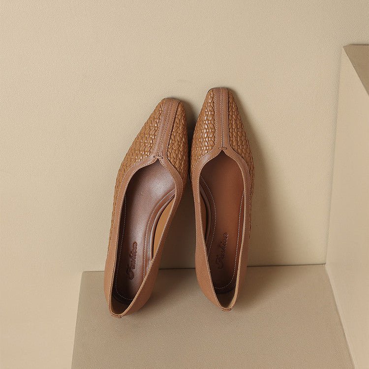 Morissa Genuine Leather Heels