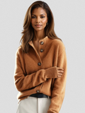 SOFIA | BUTTON FRONT KNIT CARDIGAN FOR WOMEN