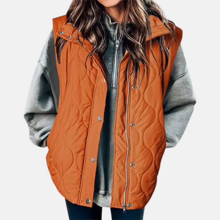 TERESA | QUILTED PUFFER VEST FOR WOMEN