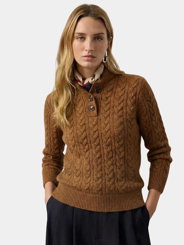 ARDEN | CABLE KNIT CASHMERE SWEATER FOR WOMEN