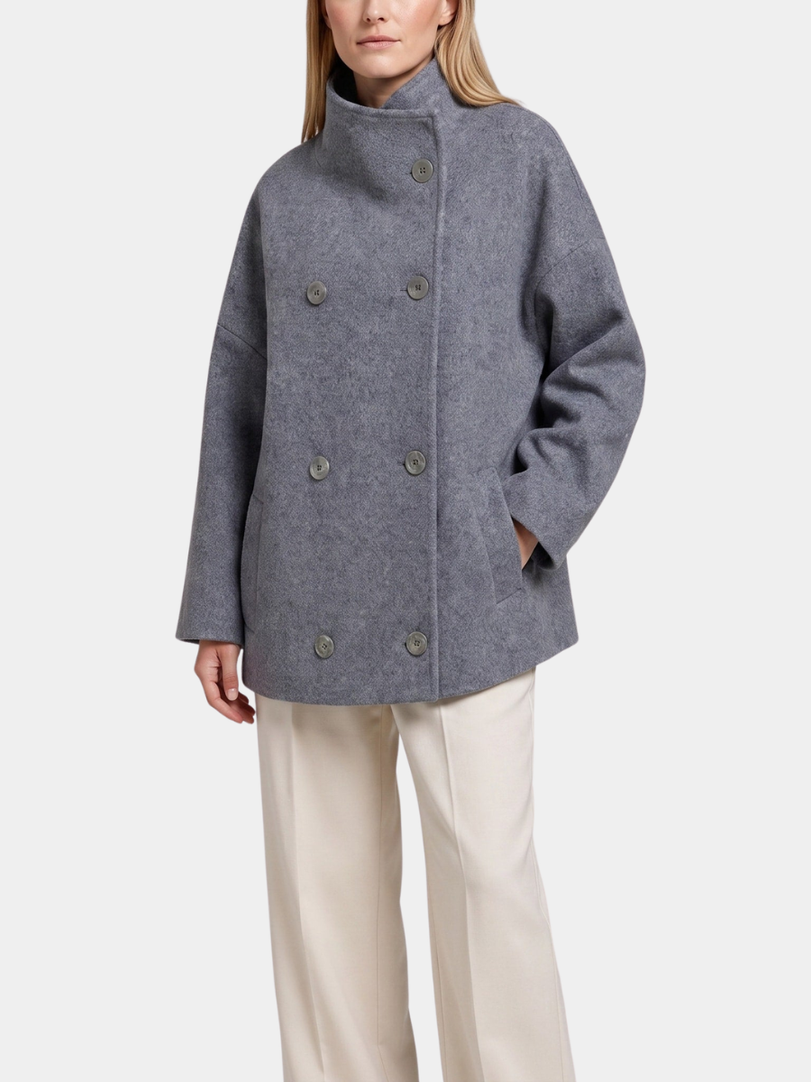 CLARA | CROPPED PEA COAT FOR WOMEN