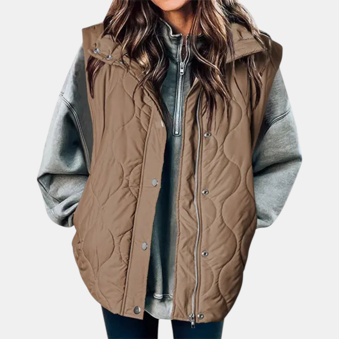 TERESA | QUILTED PUFFER VEST FOR WOMEN