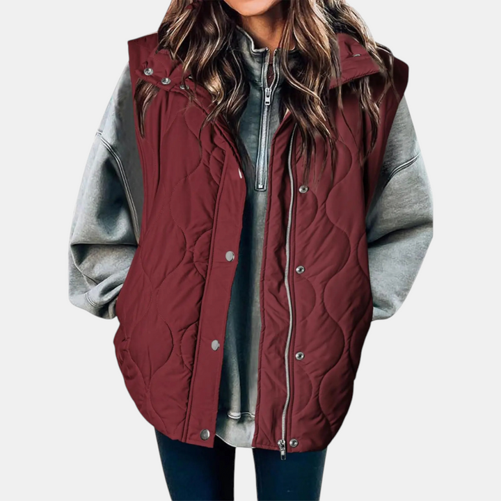 TERESA | QUILTED PUFFER VEST FOR WOMEN