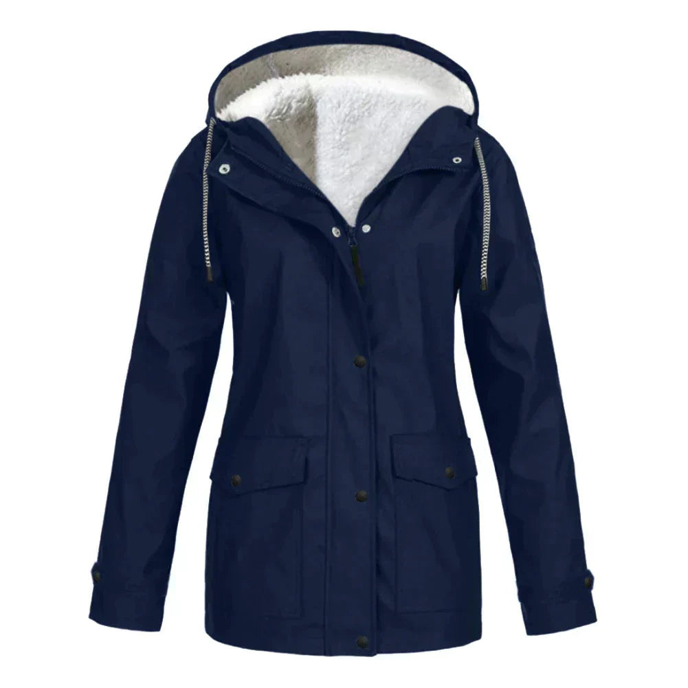 MILA | FLEECE LINED WATER-RESISTANT JACKET FOR WOMEN
