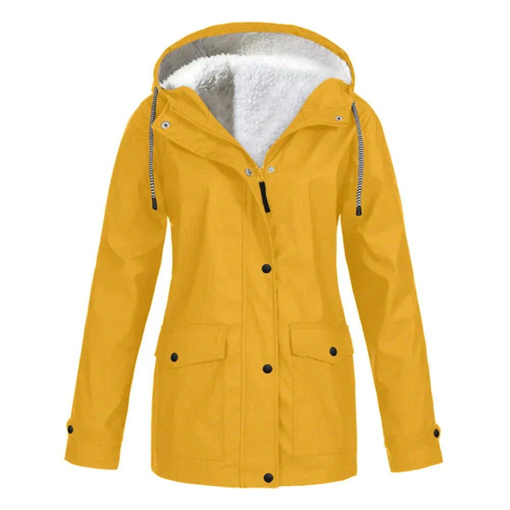 MILA | FLEECE LINED WATER-RESISTANT JACKET FOR WOMEN