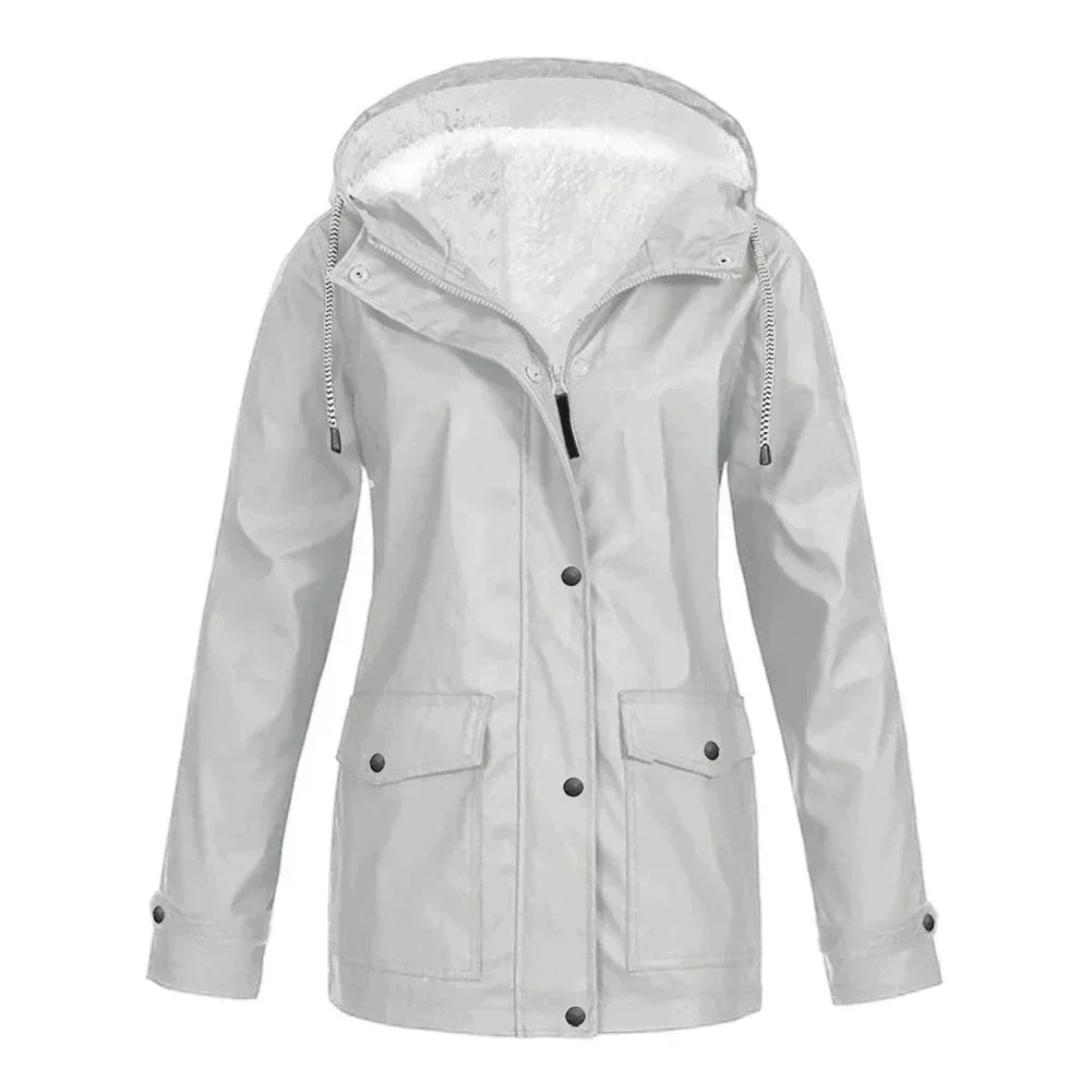 MILA | FLEECE LINED WATER-RESISTANT JACKET FOR WOMEN