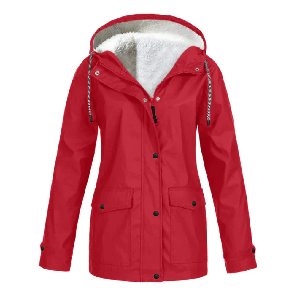 MILA | FLEECE LINED WATER-RESISTANT JACKET FOR WOMEN