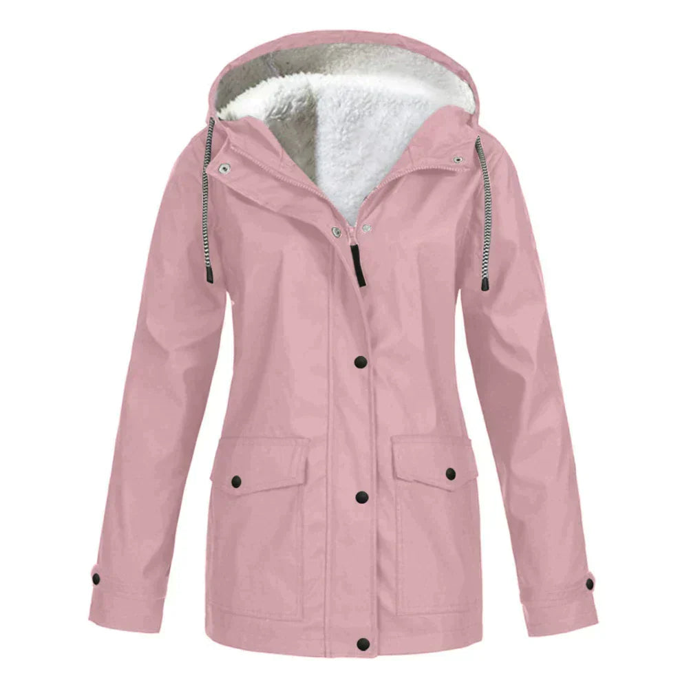 MILA | FLEECE LINED WATER-RESISTANT JACKET FOR WOMEN