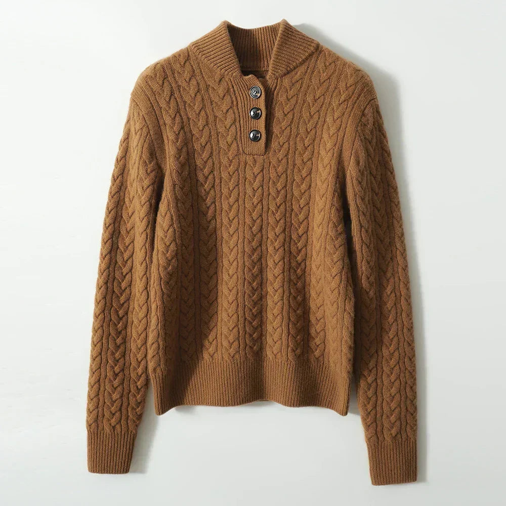 ARDEN | CABLE KNIT CASHMERE SWEATER FOR WOMEN