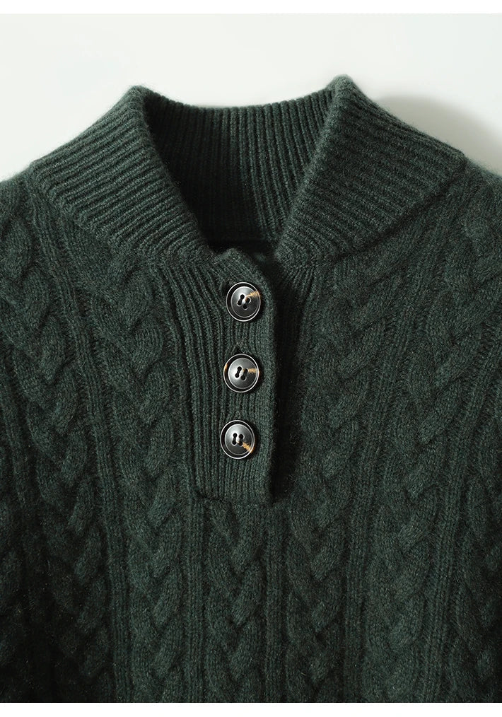 ARDEN | CABLE KNIT CASHMERE SWEATER FOR WOMEN