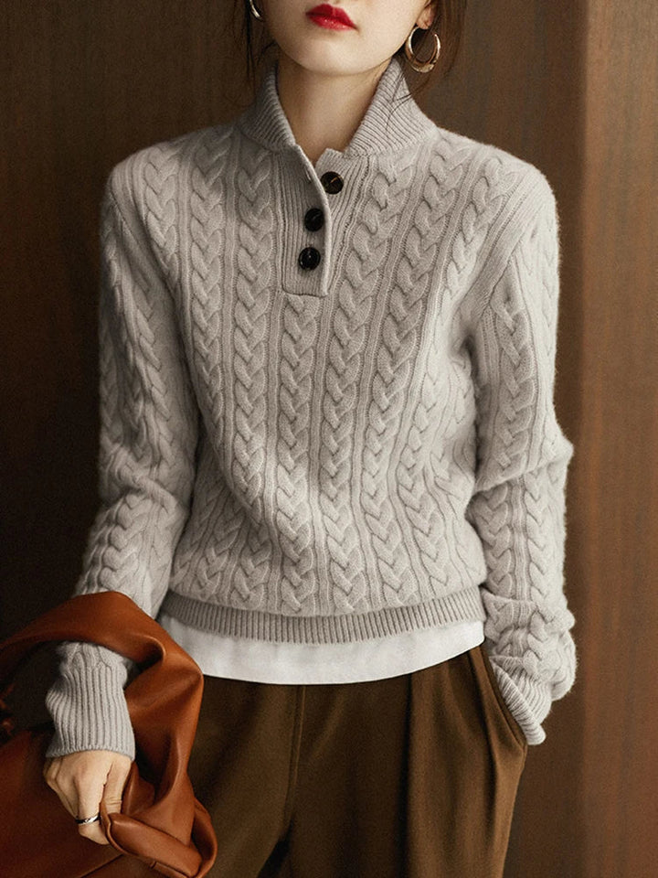 ARDEN | CABLE KNIT CASHMERE SWEATER FOR WOMEN