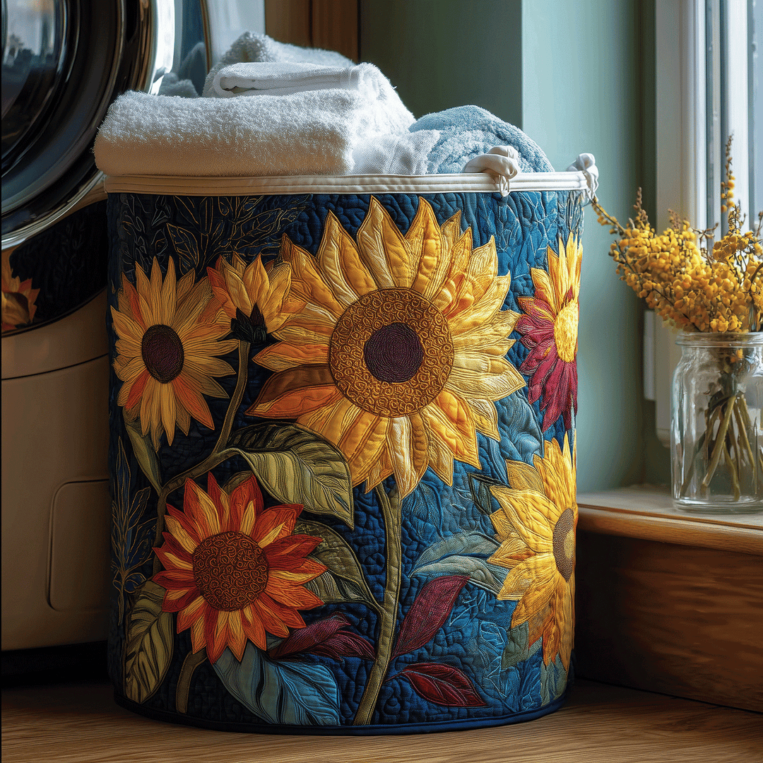 Amelia | Sunshine Floral Laundry Basket
