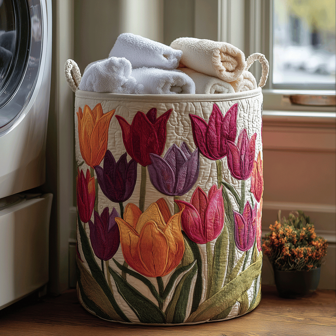 Poppy | Tulip Joy Laundry Basket
