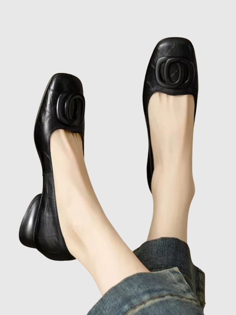 OPIUM | SQUARE TOE FLAT SHOES FOR WOMEN