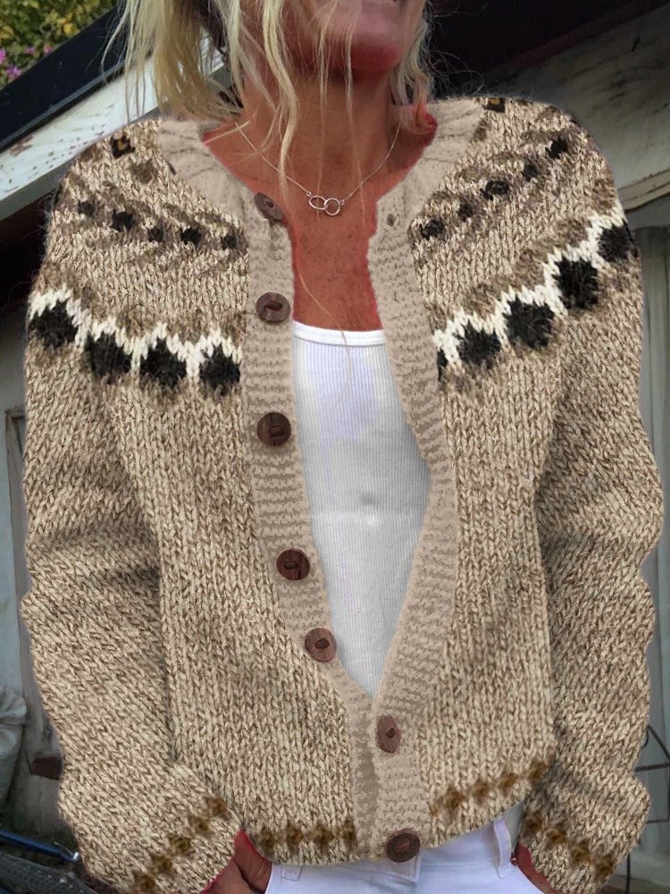 Aubree | Vintage Icelandic Cardigan