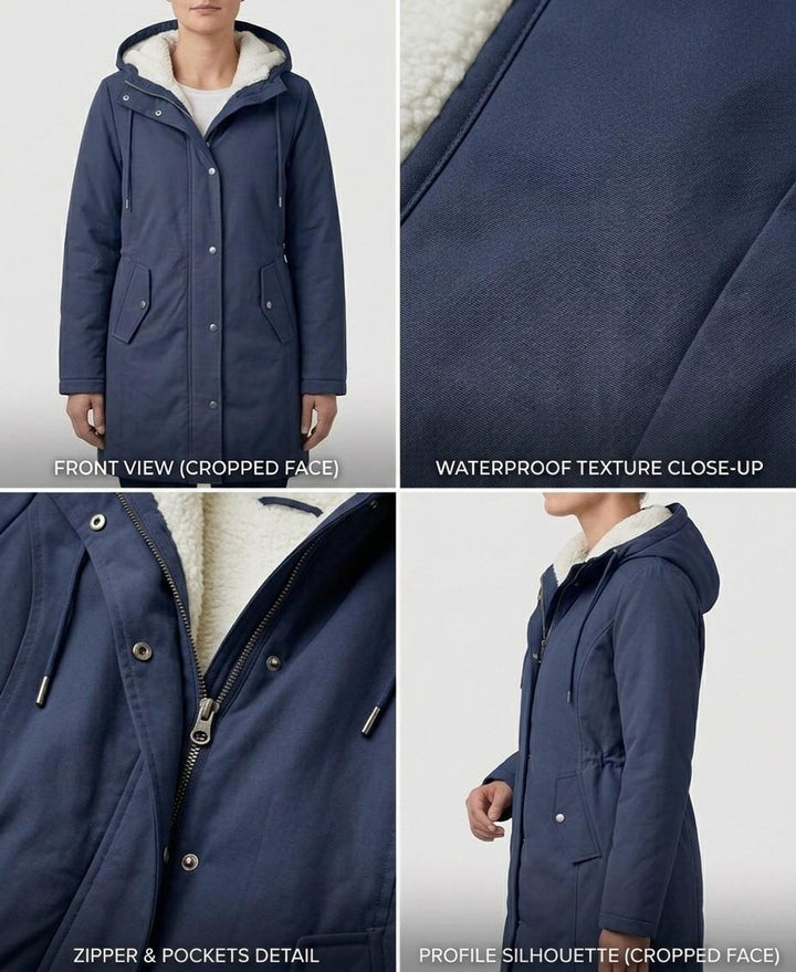 MARJORIE | HOODED WEATHER COAT FOR WOMEN