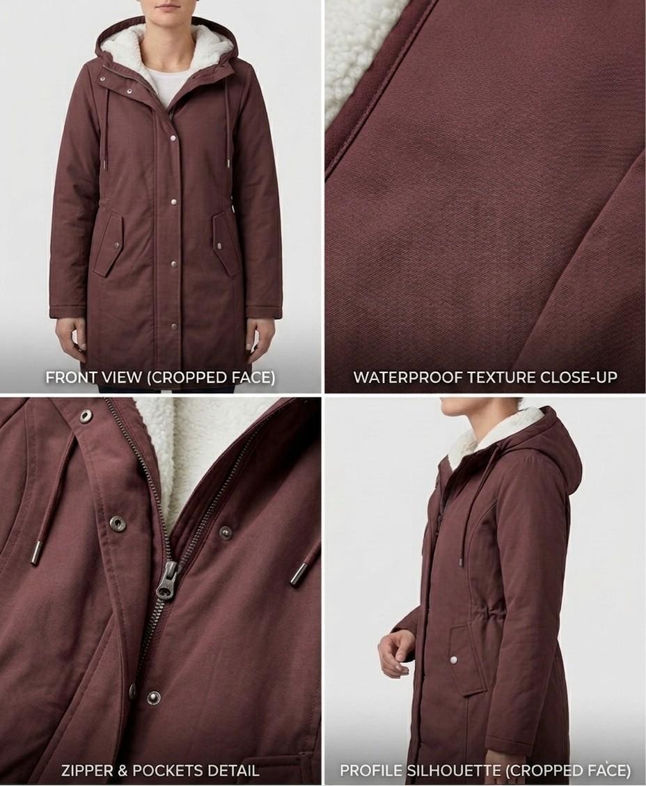 MARJORIE | HOODED WEATHER COAT FOR WOMEN