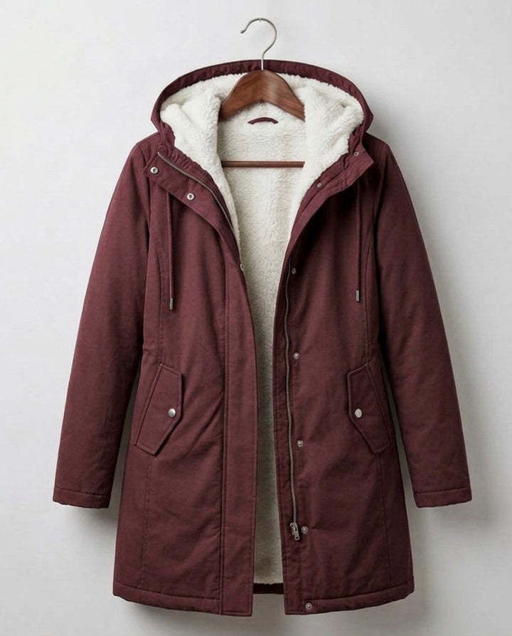 MARJORIE | HOODED WEATHER COAT FOR WOMEN