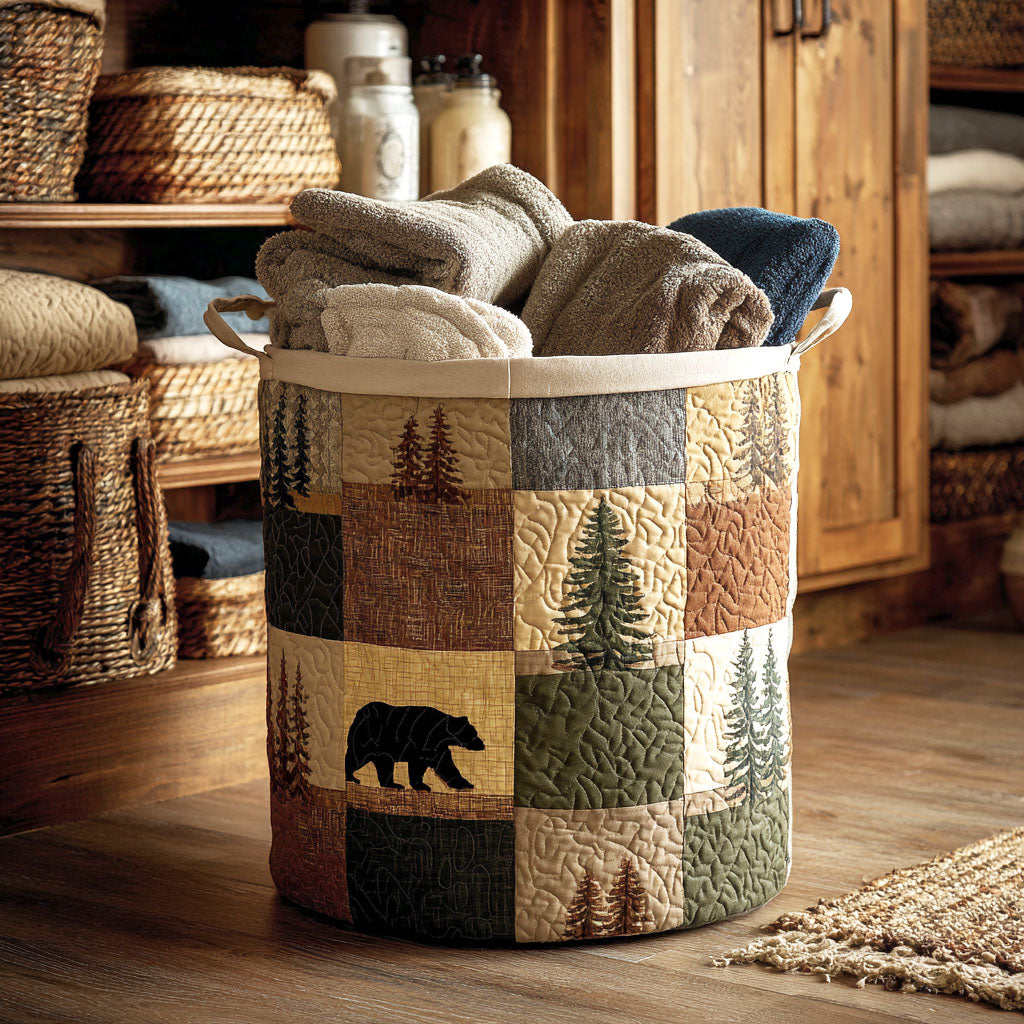 Nola | Woodland Patch Laundry Basket