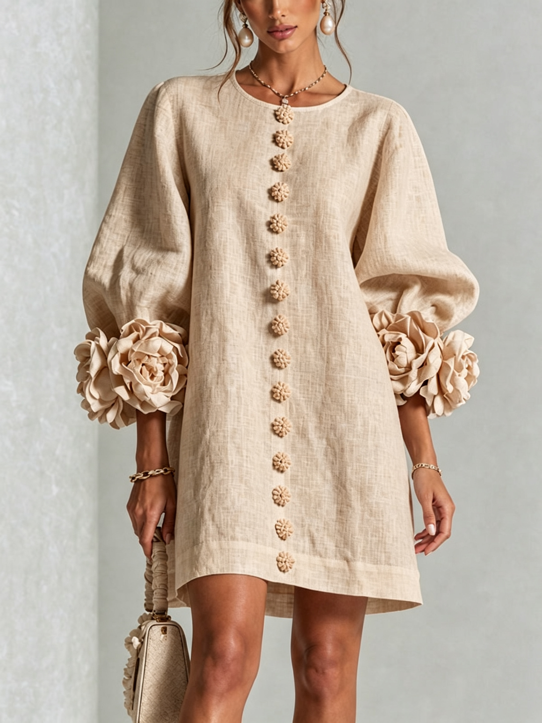 ANA | ROSETTE MINI DRESS FOR WOMEN