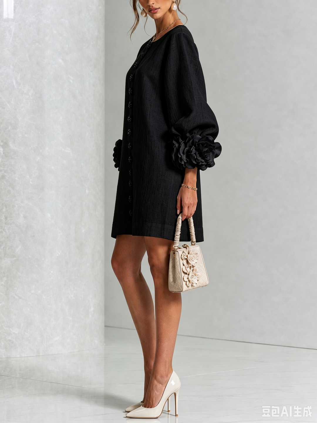 ANA | ROSETTE MINI DRESS FOR WOMEN