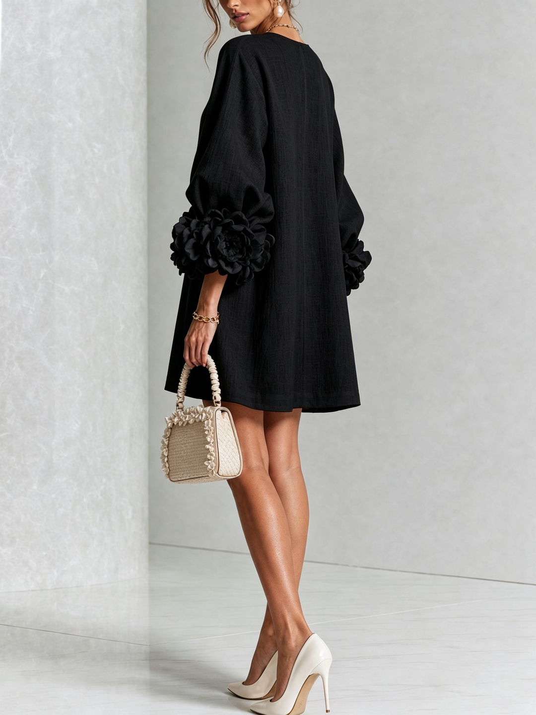 ANA | ROSETTE MINI DRESS FOR WOMEN